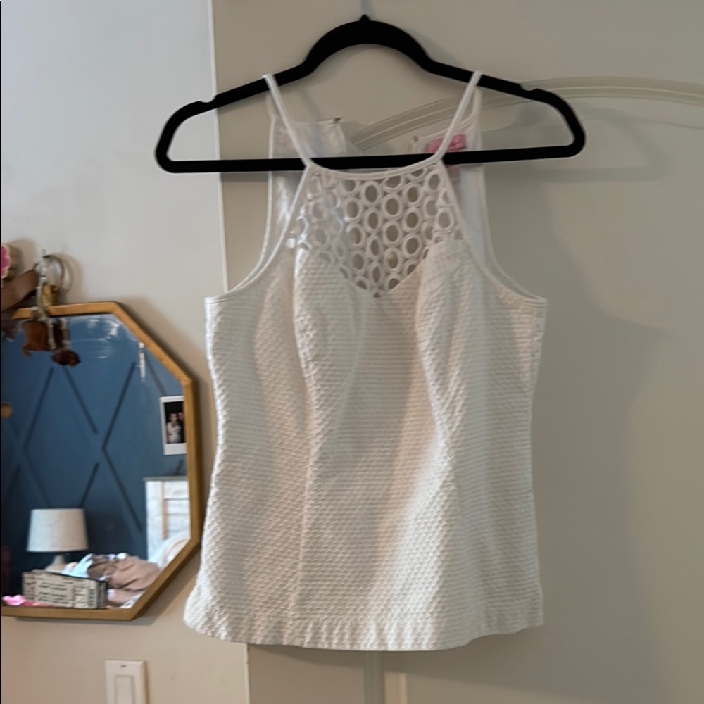 Lily Pulitzer White Sleeveless Top